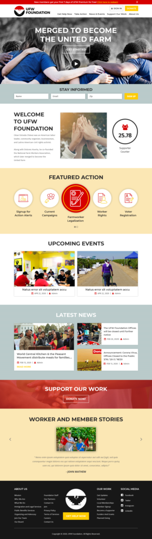 Modern Web Design for Nonprofit Organization | Web-Design von Starlyn DS