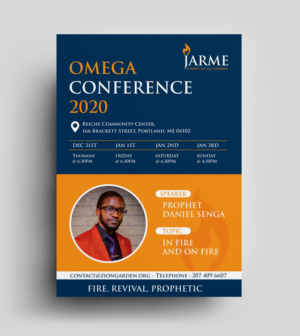 Flyer for annual OMEGA CONFERENCE 2020 | Flyer-Design von JK18