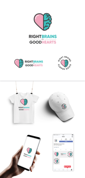 RIGHT BRAINS for GOOD HEARTS   is the brand and the name........   