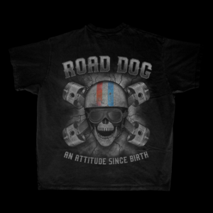 Motorcycle Apparel eCommerce Business needs Road Dog Club Shirt design | T-shirt Design by el_shekoo7