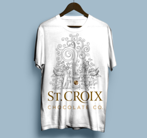 T-Shirt-Design von dundun für St. Croix Chocolate Company | Design #25505098