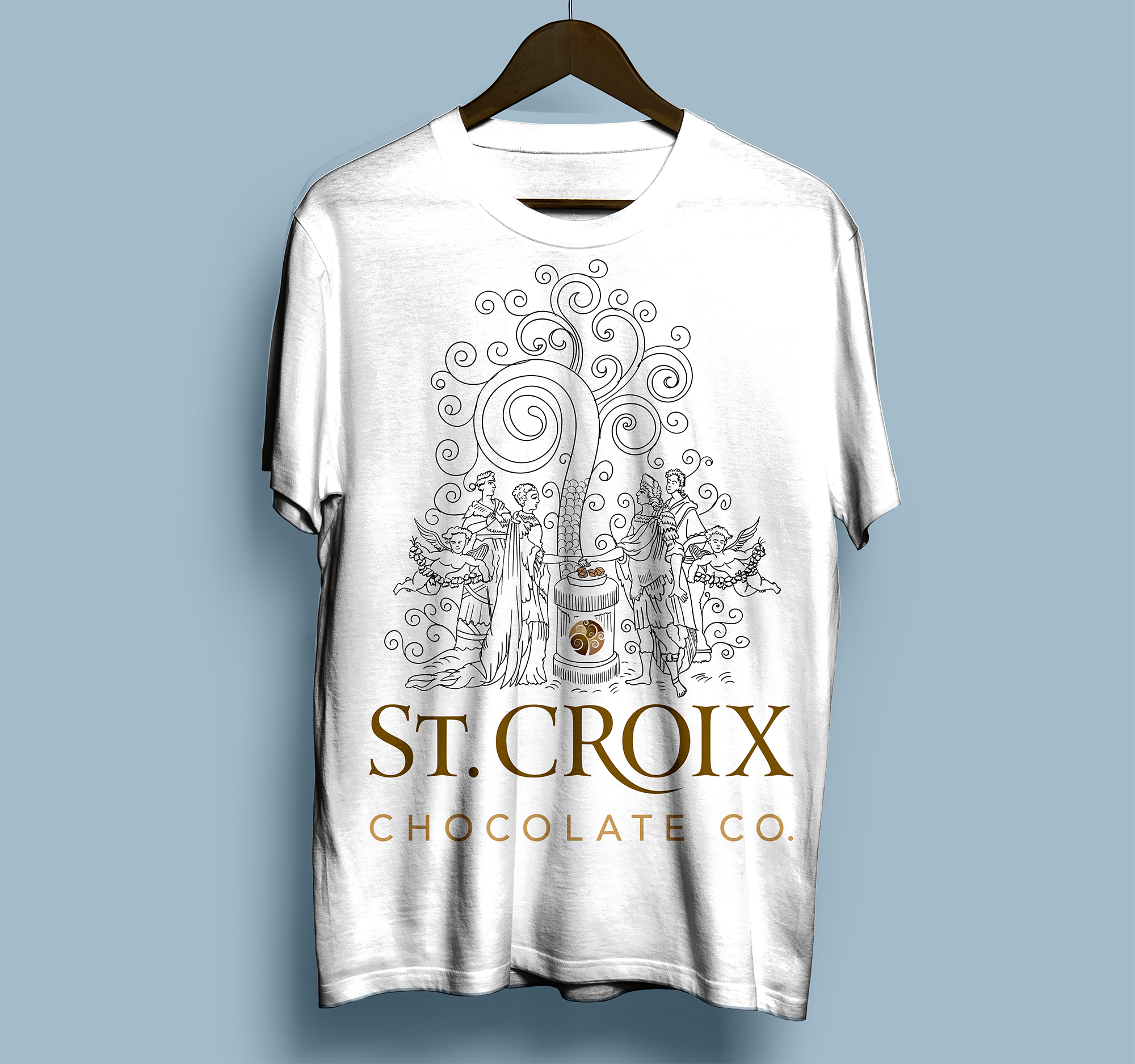 T-Shirt-Design von dundun für St. Croix Chocolate Company | Design #25505118