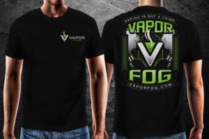 VaporFog T-Shirt for aggressive eye catching design | T-Shirt-Design von G3K