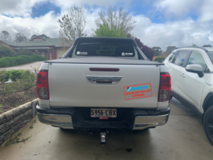 Company Vehicle Signage For A Toyota Hilux | Signage Design by Maestroto