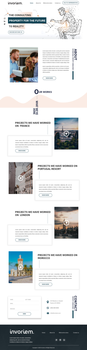 International Property Consultancy | Web-Design von Titan Eagle