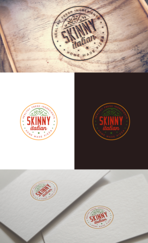 Skinny Italian - Healthy Fresh Ingredients home made pizza  | Logo Design by GLDesigns