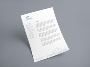 New, clean letterhead for law firm  in Colorado using recently designed logo. | Briefkopf-Design von HYPdesign