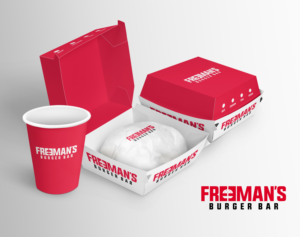 Freeman's Burger Bar | Logo Design by ICKE