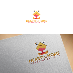 I’m ok if the logo is without words, or with the words “Heart for Home Properties, LLC” | Logo Design by Trident