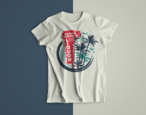 Santa Monica Liquor T-Shirt Design | T-Shirt-Design von Ena