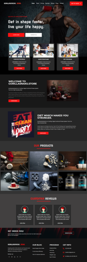 Web Design by Adeel Rahman for this project | Design #25541795