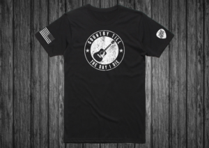 Timmy Brown Graphic Tee - Gibson Hummingbird acoustic guitar | T-shirt Design by Alessandro Serrago