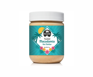 Label Design for Tiny Isle Hawaiian Macadamia Nut Butter Jars. | Label Design by Maestroto