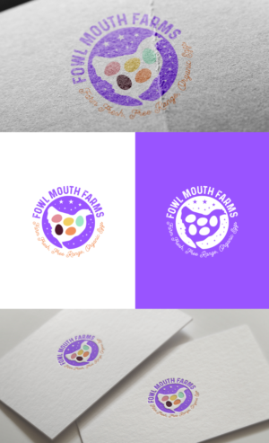 Fowl Mouth Farms / Farm Fresh, Free Range, Organic Eggs | Logo-Design von GLDesigns