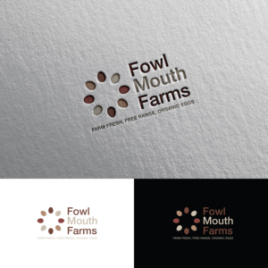 Fowl Mouth Farms / Farm Fresh, Free Range, Organic Eggs | Logo-Design von Rii