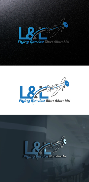 L&L Flying Service Glen Allan Ms | Logo Design by akterkhadijars