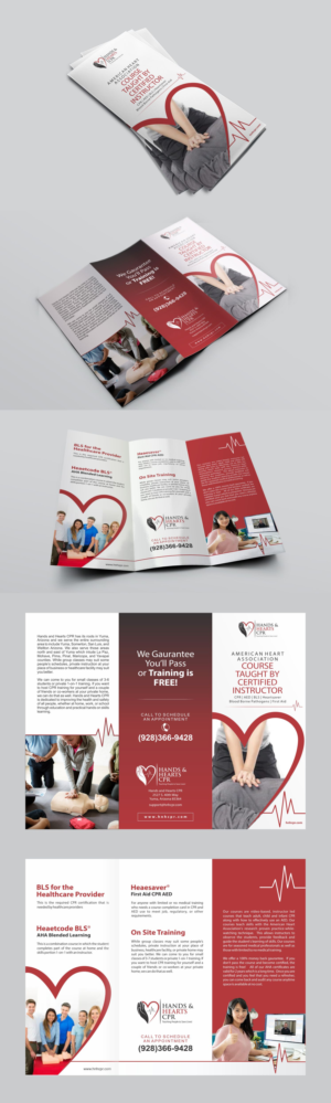 Tri-fold brochure needed for company offering CPR courses | Broschüren-Design von DesignMarket