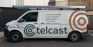 Telecommunication company needs a car wrap design for 3 vans | Car Wrap Design by Kira.graphics