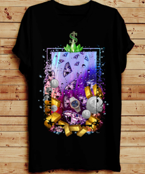 Diamonds are forever but Cash is king (the story to sell your jewelry/gold/silver ) | T-Shirt-Design von creative gravity