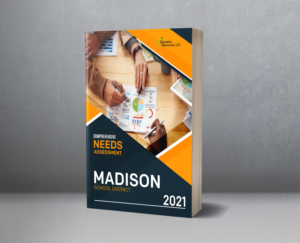 Cover Page for our 2021 Comprehensive Needs Assessment Report 3 ring binder | Buchumschlag Design von Aesthetica Society