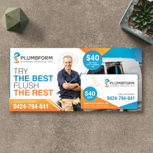 PLUMBING POSTCARD DESIGN (MARKETING) | Postkarten-Design von aspiremedia