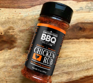 label for a line of bbq rubs. my competition team name is chicken fried bbq * | Label Design by Soluciones Creativas