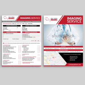 Cardiology Practice needs Imaging Order Form | Flyer Design by DA.