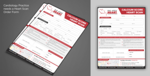 Cardiology Practice needs a Heart Scan Order Form | Flyer Design by ARTOGRAPHY