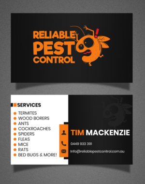 Pest Control Company needs business card!  | Business Card Design by SAI DESIGNS