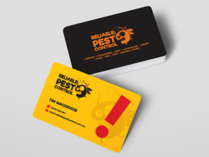 Pest Control Company needs business card!  | Business Card Design by Rayn Design