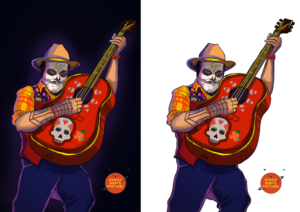 five illustrations - "Día de los Muertos" style | Illustration-Design von Nublan Ameram