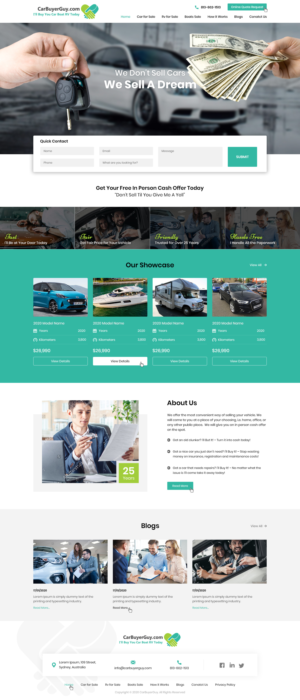 CarBuyerGuy.com needs updated website design. | Web Design by Ved Web Services