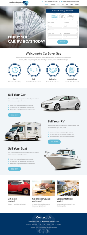 CarBuyerGuy.com needs updated website design. | Web Design by Starlyn DS