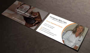 Skin Care business card for esthetician that is home based | Business Card Design by DesignShout