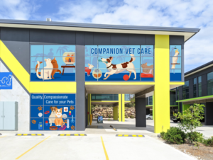 Companion Vet Care Building Design | Signage Design by Maestroto