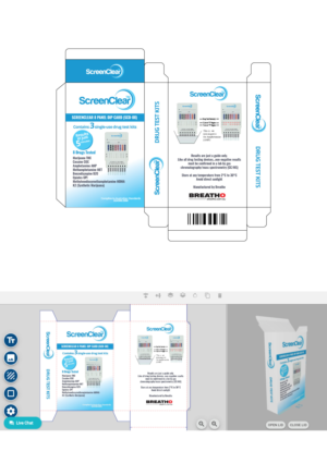 urine drug test box | Packaging Design by Sergio Coelho