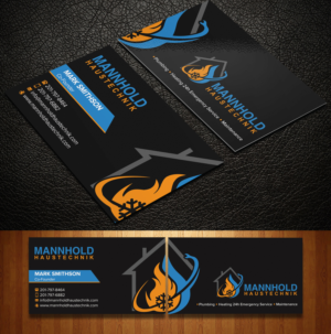 Visitenkarte für Sanitär Installateur | Business Card Design by sabbir049