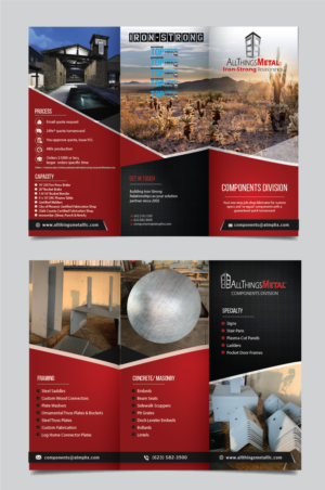 Steel Components Department Product Brochure | Flyer Design by alex989