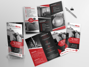 Steel Components Department Product Brochure | Flyer Design by Ena