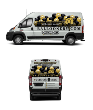 *CONTEST NOW GUARANTEED* Van Wrap for Balloon Delivery business | Car Wrap Design by Kira.graphics