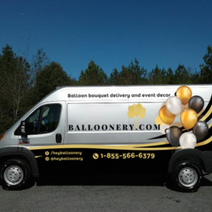 *CONTEST NOW GUARANTEED* Van Wrap for Balloon Delivery business | Car Wrap Design by Hardcore Design