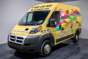 *CONTEST NOW GUARANTEED* Van Wrap for Balloon Delivery business | Car Wrap Design by StarGraphics