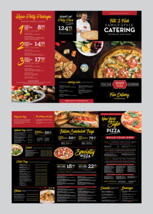 Fresh Catering | Menu Design by apolgv