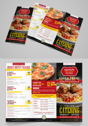 Fresh Catering | Menu Design by SAI DESIGNS