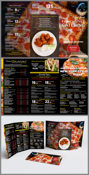 Fresh Catering | Menu Design by MK-3D