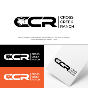 Cross Creek Ranch | Logo and Business Card Design by sabbir049