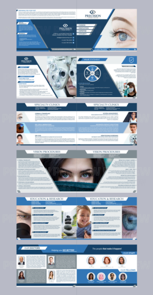 New  subspecialty surgical practice  needs an informational clinic brochure for referring doctors. | Flyer Design by DA.