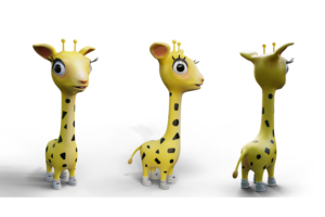 Game Character Design - Giraffe - Very cute | Figur-Design von hover