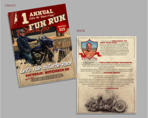 Need a flyer created for a charity motorcycle run. | Flyer-Design von elveneclipse