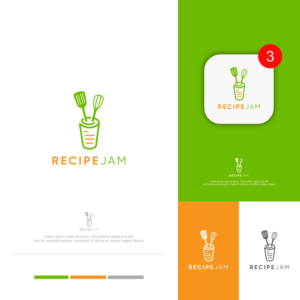 RecipeJam | Logo Design by Alexturner